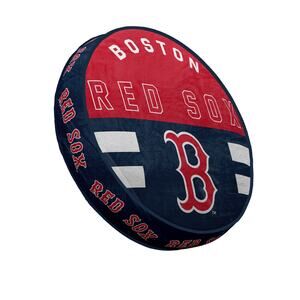 MLB Boston Red Sox 15" Plushie Circle Pillow Couch Man Cave New